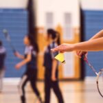 joueur de badminton