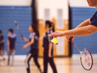 joueur de badminton