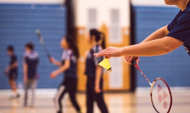 joueur de badminton joueur de badminton